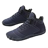 Botas de nieve suaves e impermeables con forro de felpa y suela antideslizante resistente para uso en todo terreno (47 azul)
