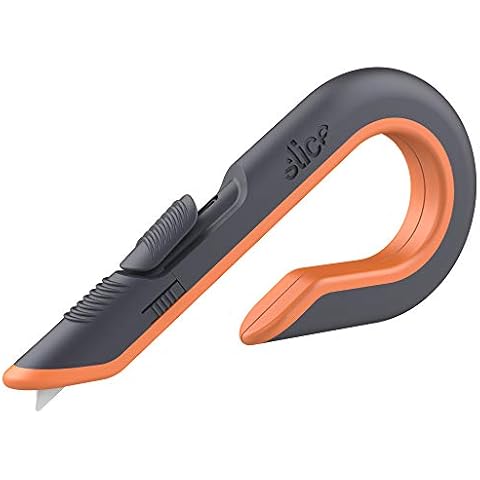 Slice - 10400 Box Cutter, 3 Position Manual Button with Ceramic Blade, Locking blade Cover