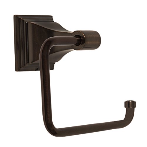 4-Piece Bathroom Hardware Accessory Set With 24\" Towel Bar - Oil Rubbed Bronze