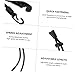 2Pcs Mask Lanyard with Slip Ear Grips Comfortable Face Mask Holder for Durable Strap to Prevent Loss and Discomfort