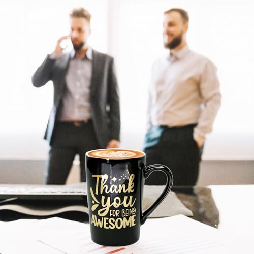 Clvjq Thank You Gifts For Women - Employee Teacher Coworkers Appreciation Gifts - Inspirational Birthday Christmas Gifts For Families Friends - Thank You For Being Awesome Coffee Mug 14Oz thumb #5