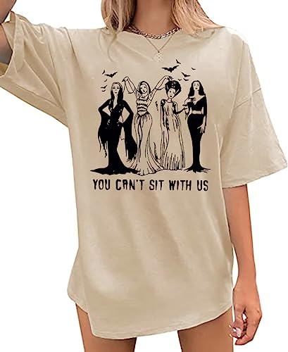 Ghoul Gang Halloween Sweatshirt – Vintage Horror Graphic Pullover For Women, Goth Queen Long Sleeve Top