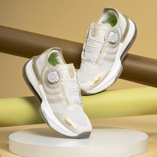 Image of Red Tape Dial Lace ETPU Athleisure Shoes for Men | Cultured Round-Toe Shape & Cushioning Technology