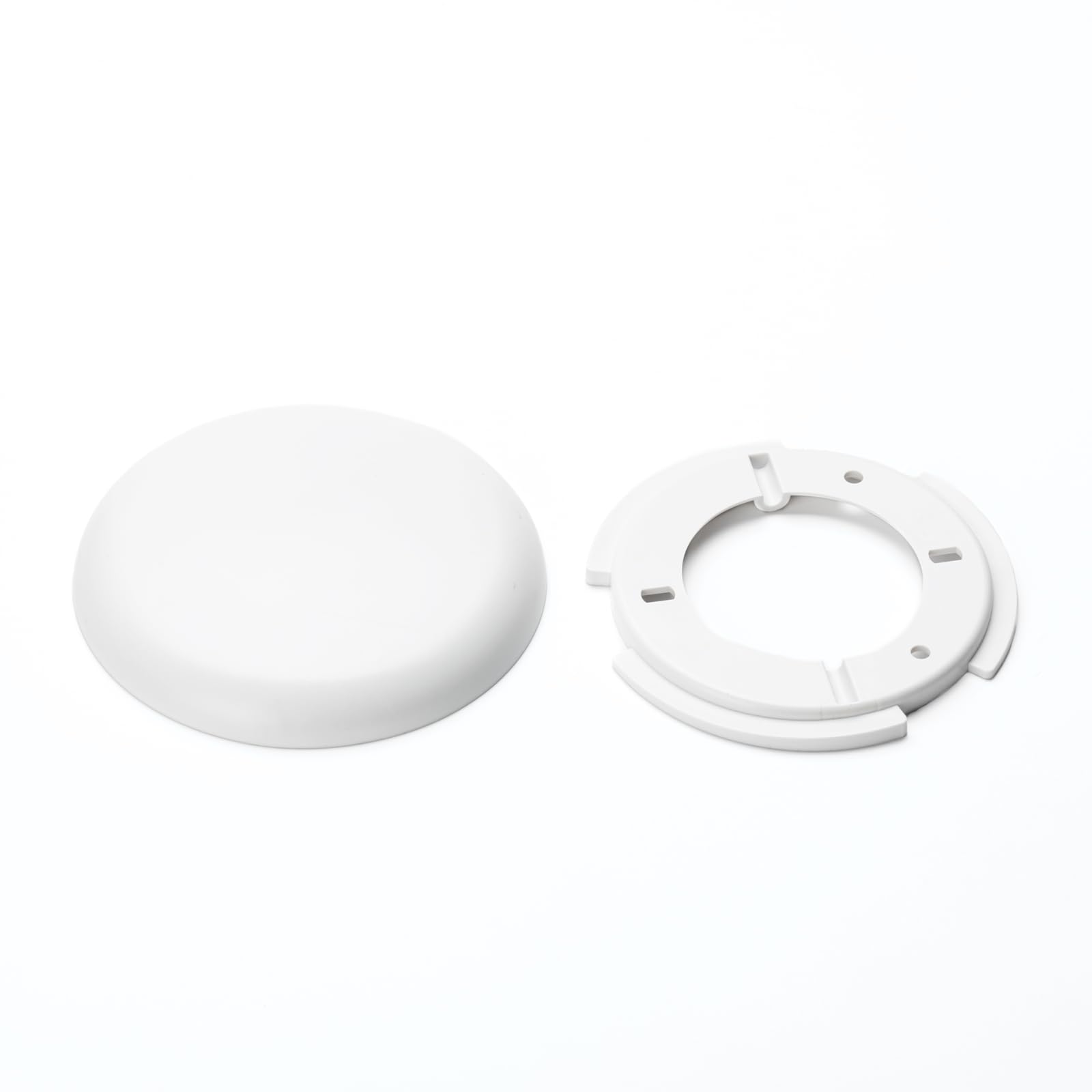 ORION LIGHTSTYLE Extra flat cover 3 pieces junction box PVC 100mm white canopy ceiling box termination, 3x100mm - Image 3