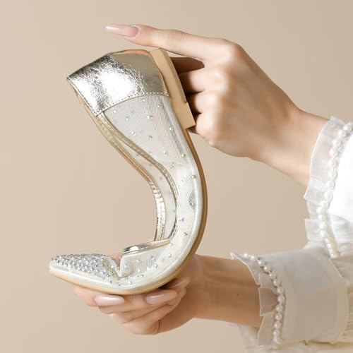 SAILING LU Women Ballet Flats Pointed Toe Mesh Eyelets Ballerina Flats Comfortable Slip-on Dressy Loafers4