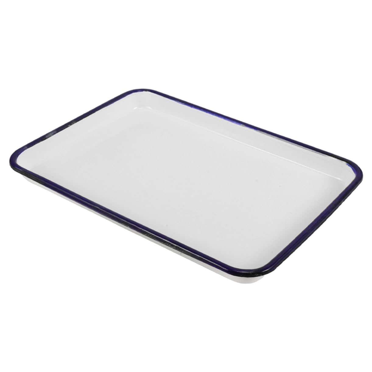 TOPPERFUN Teglia da Forno Smaltata per Cottura al Forno per Torte e Pane Resistente alle Alte Temperature e Facile da Pulire