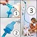Rinseroo Pet Shower Hose: Slip-On Dog Wash Hose Attachment for Shower & Sink - Pet Bather, Fits Showerhead Up to 4” Wide, Faucet Adapter, 5ft Hose (Not for Tub). Includes Spare Connector
