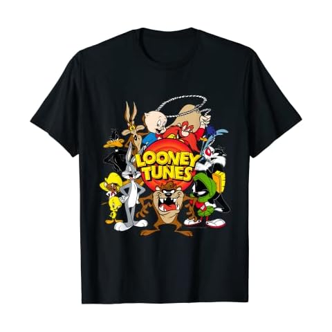 Looney Toons Character Group T-Shirt Cover