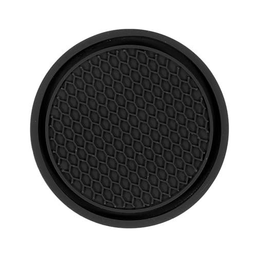 Portavasos para coche HARFINGTON en PVC negro miniatura 1