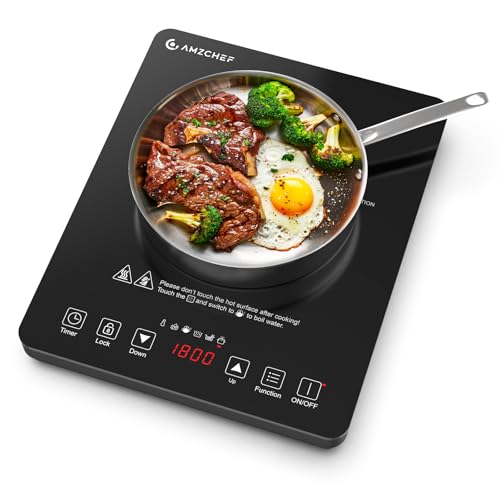 AMZCHEF Portable Induction Cooktop with...