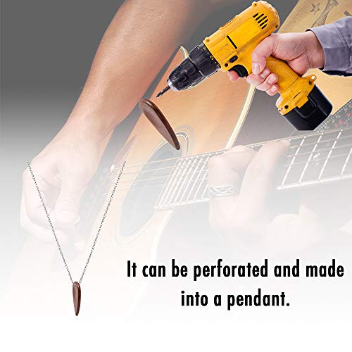 RuleaxAsi Madeira Guitar Picks Acessórios Guitarra Instrumento Musical Ferramenta 3mm Espessura Pica