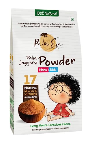 Image of Mom & Kids Palm Jaggery Powder | 100% Natural, 17 Nutrients, Chemical-Free, Pesticide-Free, Super Safe, Ash&Junk Free, Low GI, Authentic, Eco-Friendly