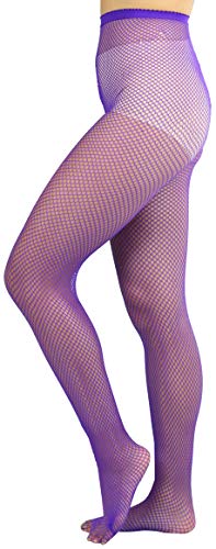 ToBeInStyle Women's Pack of 6 Vibrant Color Nylon Fishnet Pantyhose3