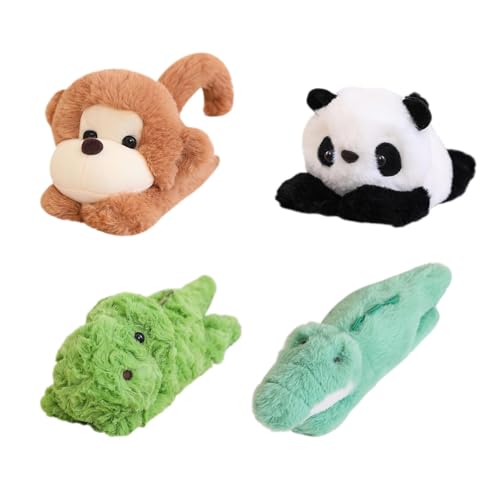 Image of ATORSE Adorable Stuffed Animal Hugger Slap Bracelets 9.84'' Soft Plush Toy for Kids Monkey|Baby | Toys for Baby | Plush Baby Toys