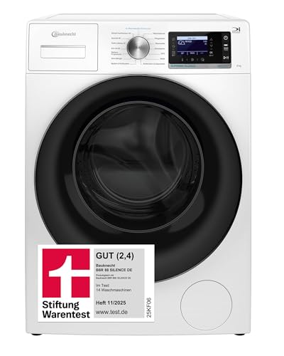 Bauknecht B6R 88 SILENCE DE Waschmaschine / 8kg / Frontlader/Supreme Silence/EEK A-20% / 1400 UpM/ZEN-Motor/Besonders leise Waschmaschine/Steam 3.0-3 Kraftvolle Dampftechnologien