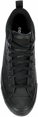 Converse Unisex Chuck Taylor All Star Malden Street Mid High Sneaker Boot Leather - Lace up Closure Style - Black 12 | Image 5