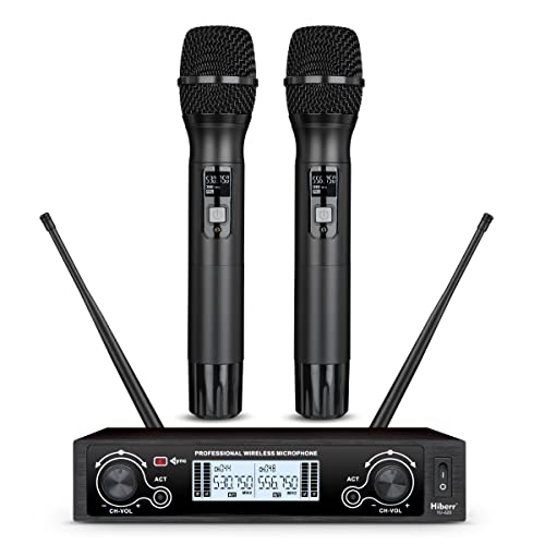 Hiberr Wireless Microphone System - Easy Voice Pickup, 300ft Range, Auto Scan, Signal Protection,...