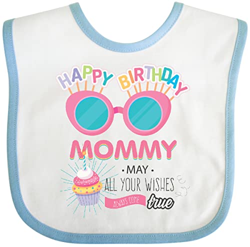 inktastic Happy Birthday Mommy Baby Bib