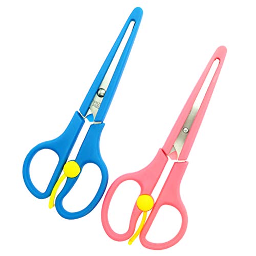 Homyl 2 peças de tesouras de aço inoxidável para costura de tesoura e capa