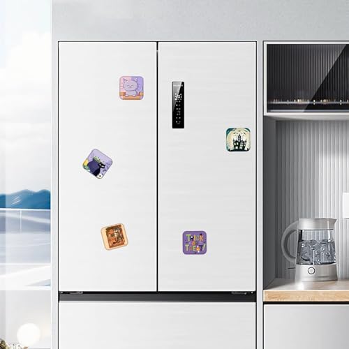 DIY Kühlschrankmagnete Kit zum Basteln, benutzerdefinierte Foto Bild Tasten, kompatibel mit Knopfdruckmaschinen, 100 Stück
