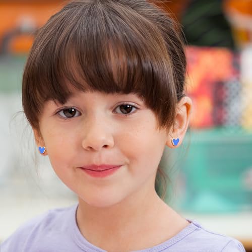 10 Pairs Hypoallergenic Sutd Earrings for Women and Teen Girls with Stainless Steel Post - Assorted Sytle and Vivid Color Earrings Set3