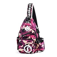 Unisex Sling Chest Bag Ultra-Light Shoulder Crossbody Backpack Boy Girl Daily Daypacks for Men Women Outdoor Travel Work Hiking Running Indoor Activities Waterproof Polyester Graffiti Blue little