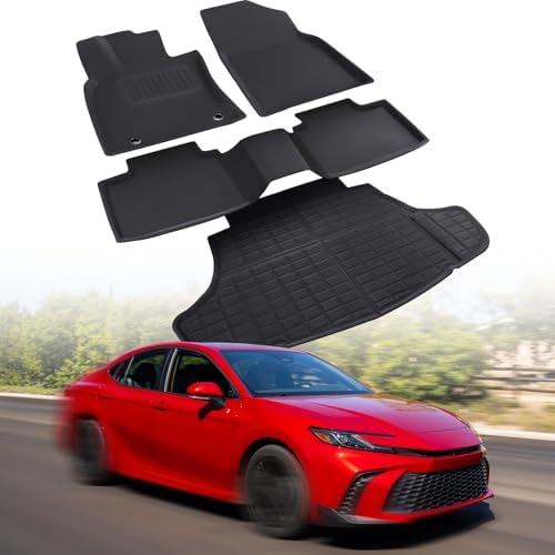 Amazon.com: 4PCS 2025 for Toyota Camry All Weather Rubber Floor Mats ...