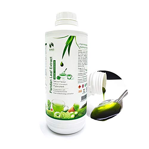 Standardized Plant Extract Vanilla Of The East, Natural Asian Gourmet Baking Ingredient, Natural Flavor, Natural Color Chlorophyll Of Pandan Leaf Extract Concentrate For Bakery & Beverage (1000G) #TOP23