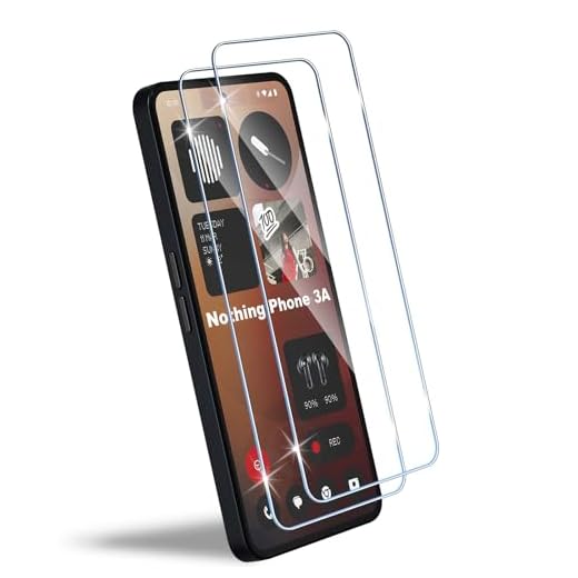 HidWee Schutzfolie Kompatibel mit Nothing Phone (3a) Lite / 3a / 3a Pro für Panzerglas, 2 Stück 9H Härte Schutzglas, Anti-Kratzen Displayschutzfolie, Panzer Schutz Glas, HD Clear Displayschutz