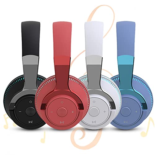 Wireless Headphones On Ear with Mic,Bluetooth Headset Foldable Headphone,Sport Earphones Headset for Gaming Running PC,Ideal Christmas Gift for Women Men Kids