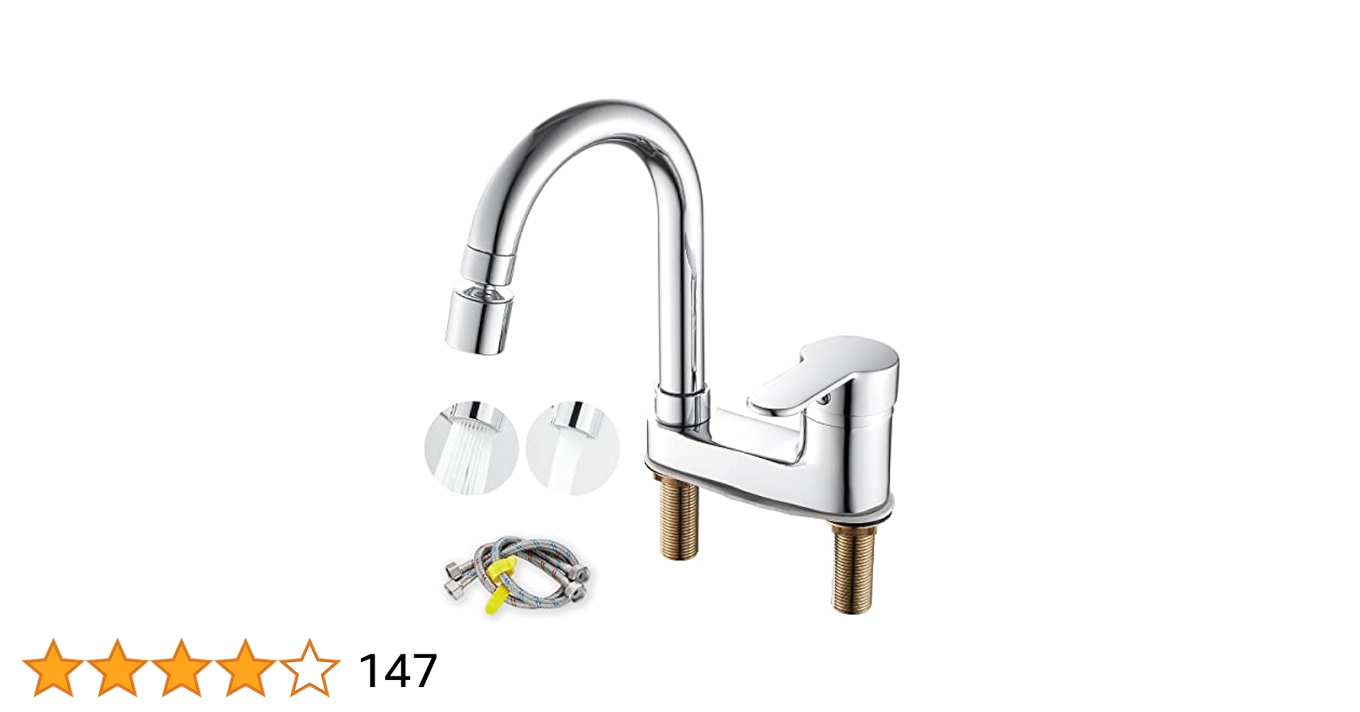 清水洗面器2つ Amazon | Maynosi 洗面台蛇口 2穴洗面用水栓 洗面台用 洗面水栓