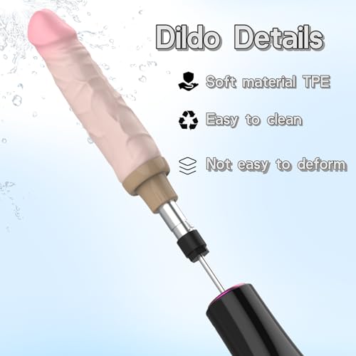 Image of Super Silent Sex Machine Automatic Thrusting Machine Device for Women with 3XLR Connector Attachments for Hands-Free Play, Black