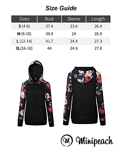 Minipeach Women's Long Sleeve Tops, Tie Dye Sweatshirt, Zip Up Hoodie Oversized-Sweatshirts Pullover #TOP3