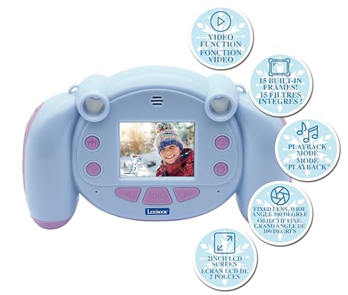 Lexibook Frozen cámara infantil 4-en-1 con foto y video miniatura 2