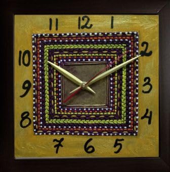 Divine Gui.creation Wall Clock 9" Quartz Decorative Latest Wall Clock Classic Clock Battery Operated Easy to Read for Room/Home/Kitchen/Bedroom/Office/School/restaurant/clinic-002