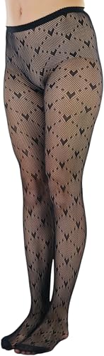Image of ToBeInStyle Women's Valentine Day Themed Opaque Sheer Pantyhose w /Heart Love