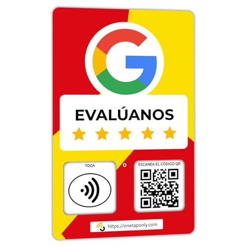 Spanish Google Review Cards by One Tap Only - Tap for Instant Rev...