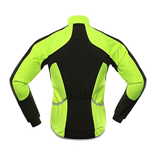 BERGRISAR Cycling Jacket Mens Winter Waterproof Mtb Bike Jacket Softshell Thermal Fleece Windproof Coat BG011 - Image 4