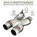 AUTOSAVER88 Exhaust X Pipe 2.5 Inch Inlet, 2.5