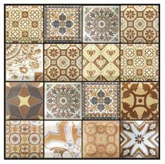 Fabulous Décor: Wall Tiles, Soft 3D Thick Gel Decals, Geometric Brown Design, DIY Peel and Stick, Self-Adhesive, Backsplash, Kitchen, Bathroom, Water Resistant 11.8 x 11.8 (20 Tiles)