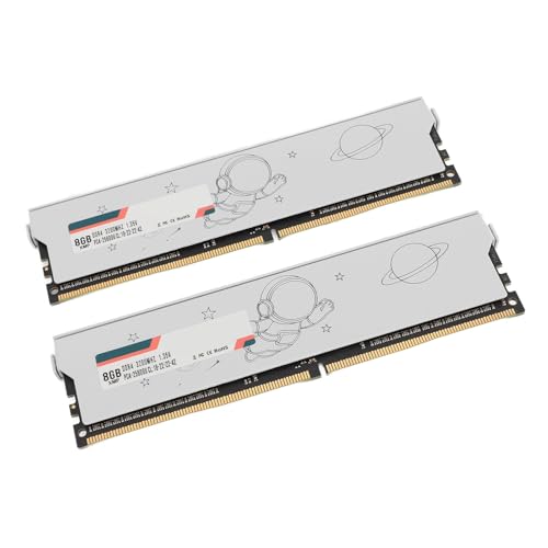 EIMSOAH Kit di Memoria Desktop DDR4 Ad Alta compatibilità per Computer, Prestazioni Stabili per Utenti Esperti (DDR4 3200 MHz 16 GB (2x8 GB))