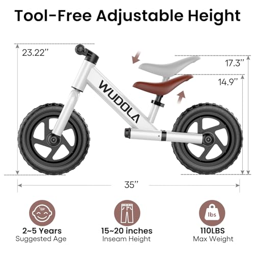 Wudola Toddler Balance Bike 2 Year Old thumb #3