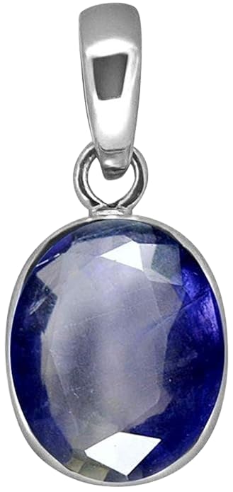 Pendentif saphir bleu 3 carats en argent pour offrir un souvenir inoubliable
