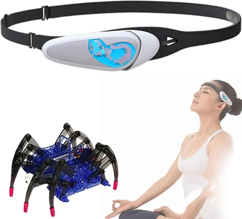 LPLYAA Biosensing Meditation Headband, Smart Brain Wave Headband, for Brain Playing Games and Analyzing Brain Wave Data, Training Concentration, Meditation and Relaxation