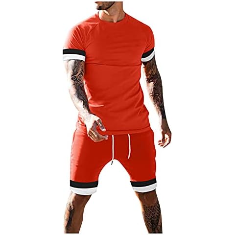 BOTCAM Men's Colour Patchwork Tracksuit Set Cover