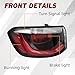 JINCHEN Tail Light Assembly Compatible with 2017 2018 2019 2020 2021 Jeep Compass Outer Taillight Brake Lamp (Right passenger side)