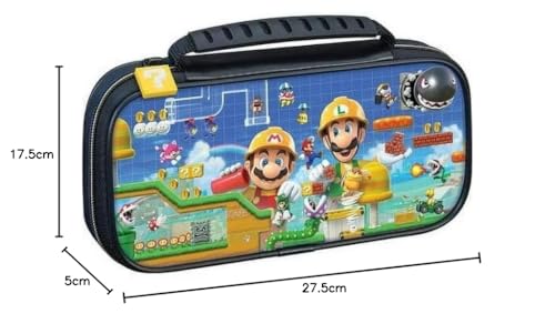 Sacoche rigide Mario Maker pour Nintendo Switch contre les rayures et chutes d'écran