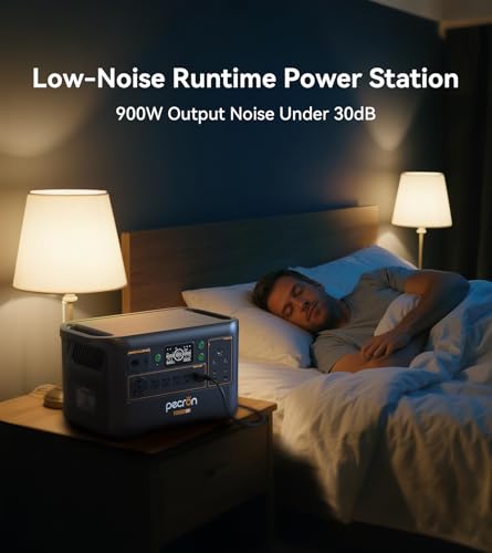 Image of Pecron Portable Power Station F3000LFP with 300W Solar Panel*2, 3072Wh Solar Camping Generator can expand to 9216Wh, 3600W Solar Generator for RV, Home Use, CPAP
