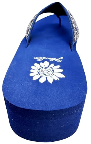 Yellow Box Women's Saverina Wedge Sandal, Round Toe, 1.5 Inch Heel, 0.75 Inch Platform, Comfortable Flip-Flop3