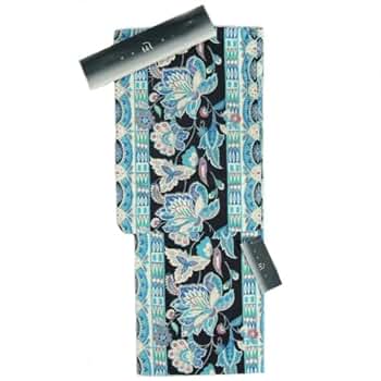 浴衣 ゆかた 凪ブランド 濃淡藍色ぼかし 和更紗柄 滝流れ生地使用 綿１００％ Amazon | [凪] 浴衣 ゆかた ブランド 濃淡藍色ぼかし 和更紗柄